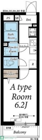 ヴィラ坂戸の物件間取画像